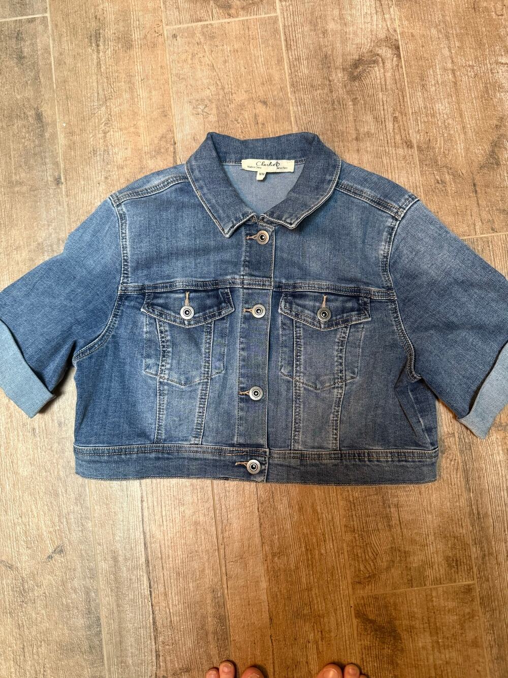 Charlie B - Cropped Denim Jacket - M/M